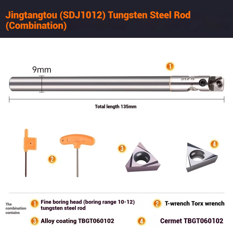 1070-SDJ Fine Boring Tools Fine Boring Heads Adjustable BT40 Fine Boring Tools Set Machining Center Small Bore Fine Boring Tools Shandong Denso Pricision Tools Co.,Ltd.